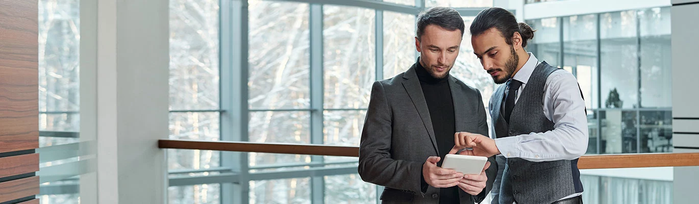 Oil Marketing & Operations professionals standing together and discussing